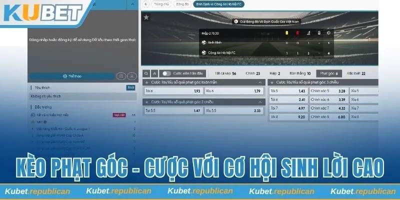 Kèo phạt góc